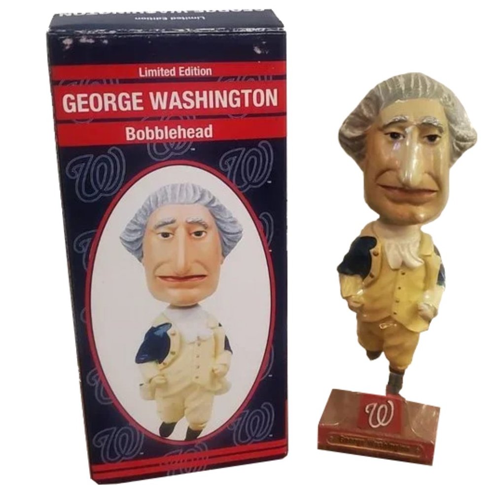 July 4, 2007 Washington Nationals George Washington Bobblehead Collectibles